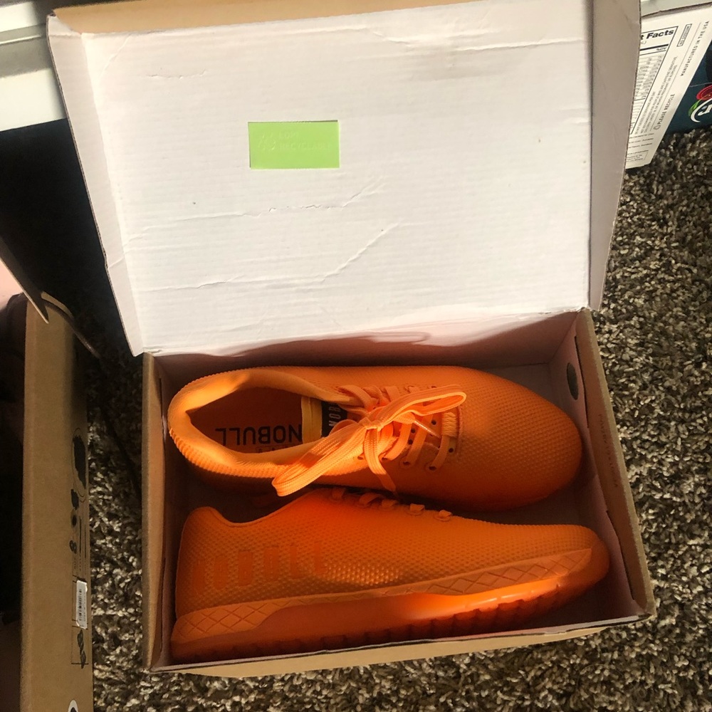 Orange Nobull Trainers